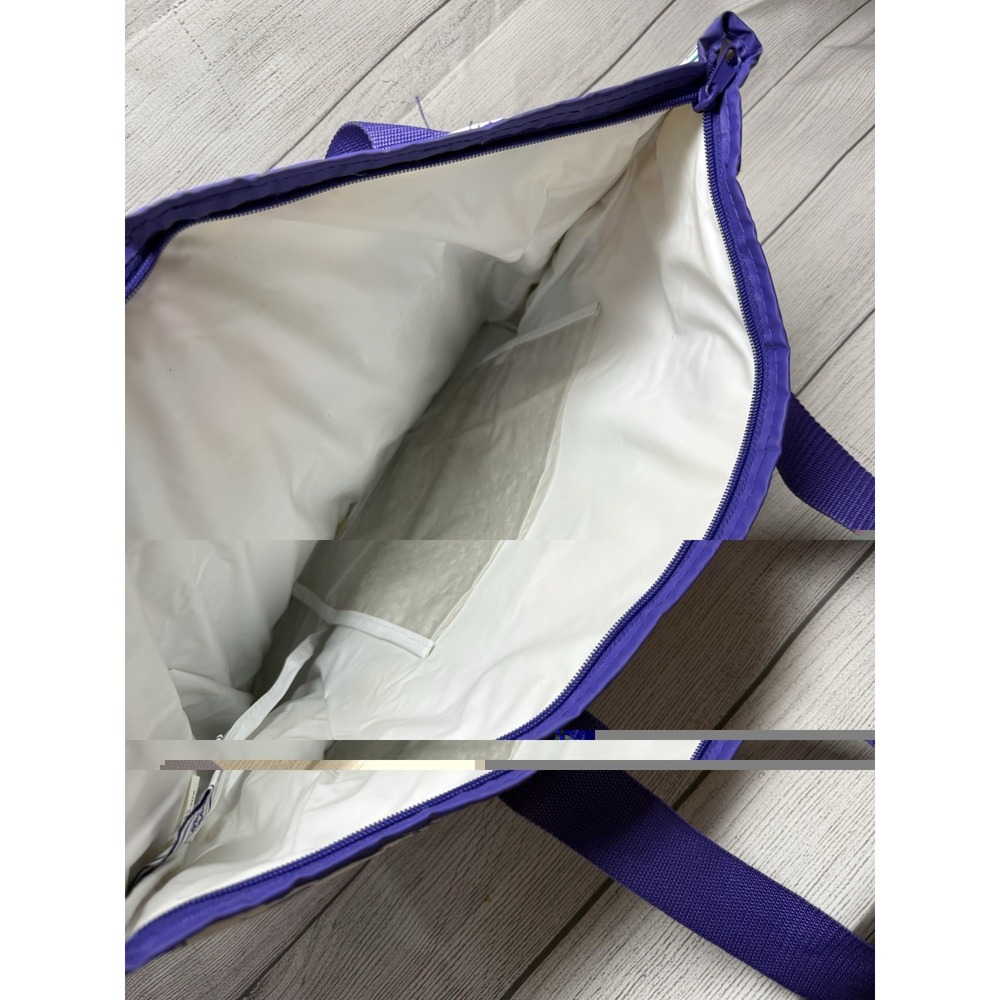 Vintage 90's Diaper Bag Babies Alley Purple Pink Patchwork With Changing Pad - Picture 4 of 12